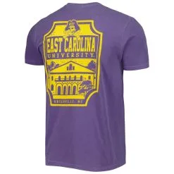 Image One Men's Purple ECU Pirates Logo Campus Icon T-Shirt -Deals Arizona Wildcats Store DSCO1158819310 2729 ALT3