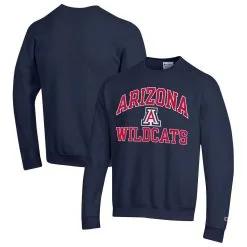 Champion Men's Navy Arizona Wildcats High Motor Pullover Sweatshirt