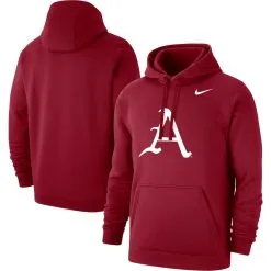 Nike Men's Cardinal Arkansas Razorbacks Alternate Logo Club Pullover Hoodie
