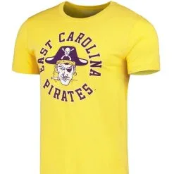 Homefield Men's Heather Gold ECU Pirates Vintage T-Shirt -Deals Arizona Wildcats Store DSCO1159523440 1853 ALT2
