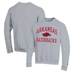 Champion Men's Heather Gray Arkansas Razorbacks High Motor Pullover Sweatshirt 7 Champion Men's Heather Gray Arkansas Razorbacks High Motor Pullover Sweatshirt -Deals Arizona Wildcats Store DSCO1159601324 1927 ALT1