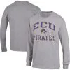 Champion Men's Heather Gray ECU Pirates High Motor Long Sleeve T-Shirt -Deals Arizona Wildcats Store DSCO1159713219 1927