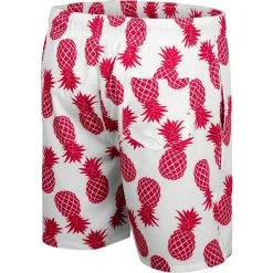 Colosseum Men's White/Cardinal Arkansas Razorbacks Pineapple Swim Shorts -Deals Arizona Wildcats Store DSCO1159718337 3550 ALT3