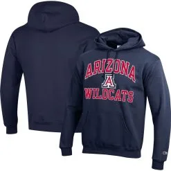 Champion Men's Navy Arizona Wildcats High Motor Pullover Hoodie