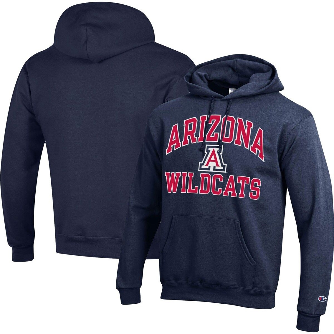 Champion Men's Navy Arizona Wildcats High Motor Pullover Hoodie 3 Champion Men's Navy Arizona Wildcats High Motor Pullover Hoodie
