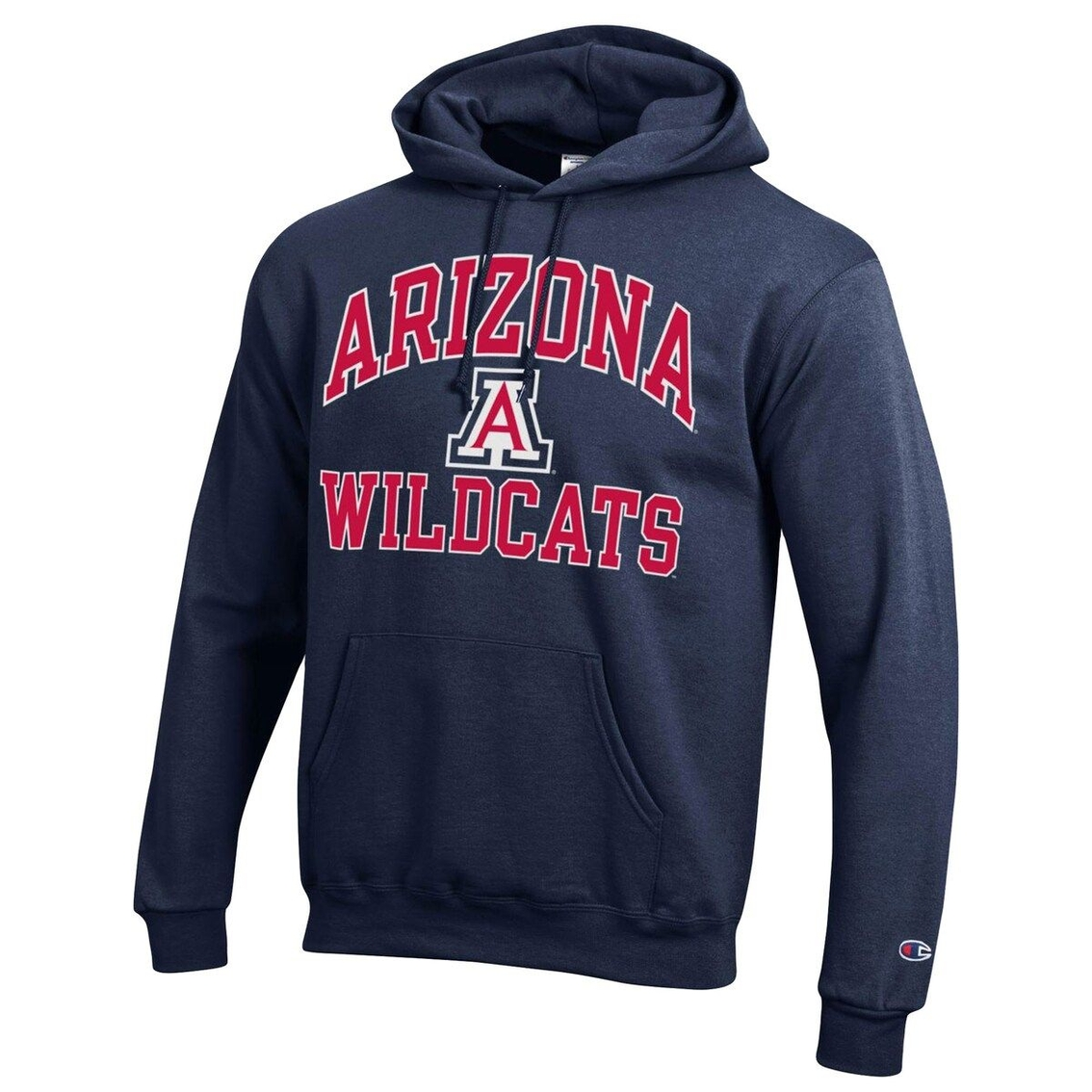 Champion Men's Navy Arizona Wildcats High Motor Pullover Hoodie 5 Champion Men's Navy Arizona Wildcats High Motor Pullover Hoodie - Image 3