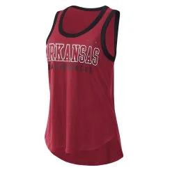 G-III 4Her By Carl Banks Women's Cardinal Arkansas Razorbacks Clubhouse Slub Tank Top