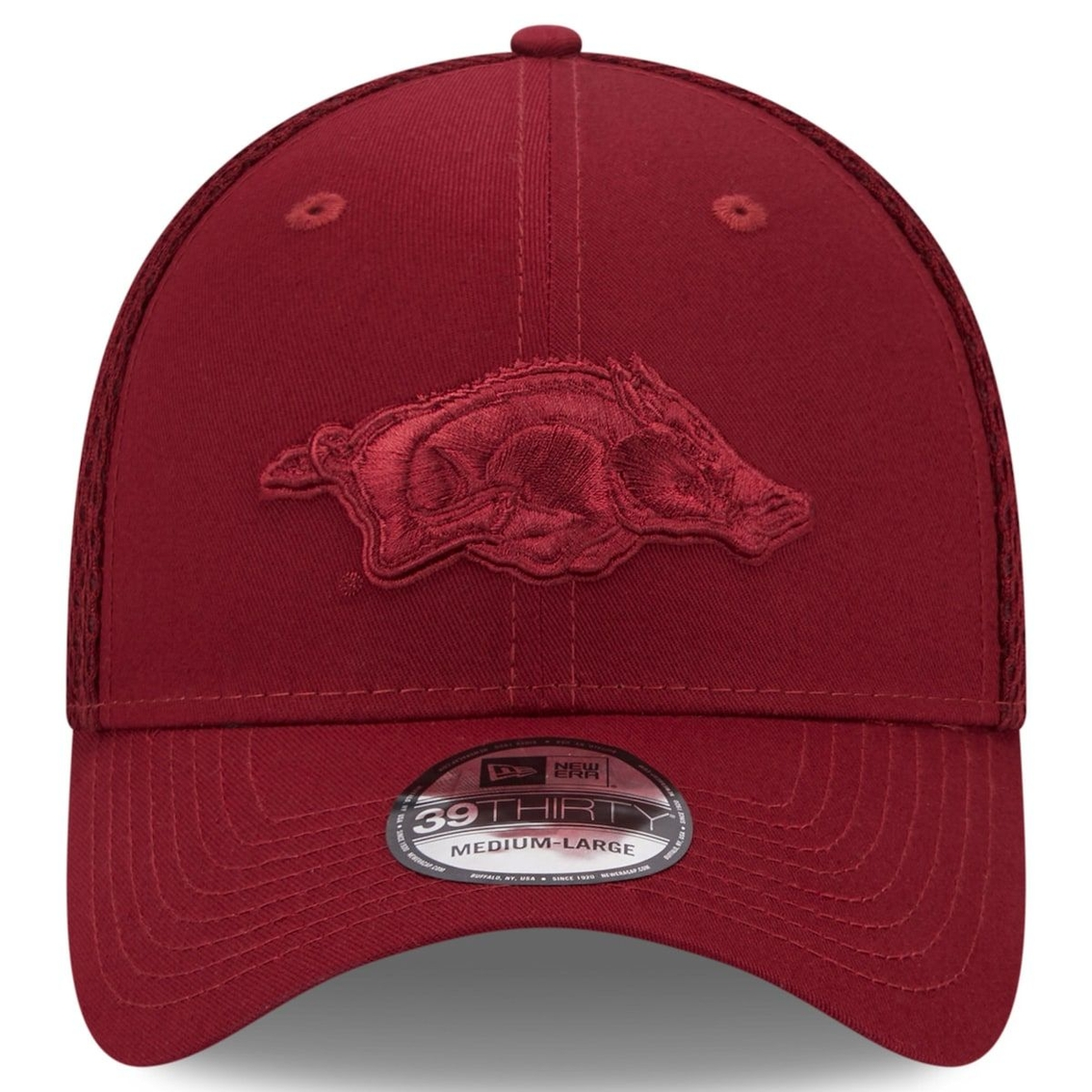 New Era Men's Cardinal Arkansas Razorbacks Team Neo Tonal 39THIRTY Flex Hat 5 New Era Men's Cardinal Arkansas Razorbacks Team Neo Tonal 39THIRTY Flex Hat - Image 3