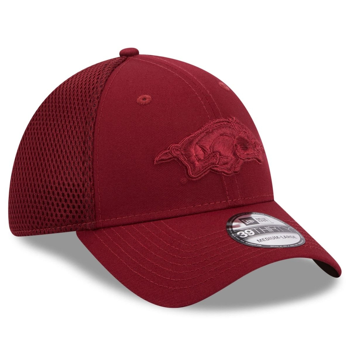New Era Men's Cardinal Arkansas Razorbacks Team Neo Tonal 39THIRTY Flex Hat 6 New Era Men's Cardinal Arkansas Razorbacks Team Neo Tonal 39THIRTY Flex Hat - Image 4