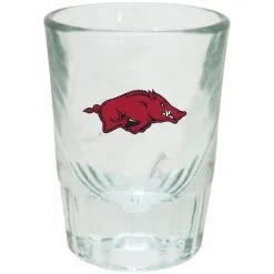 The Memory Company Arkansas Razorbacks 2oz. Fluted Collector Shot Glass