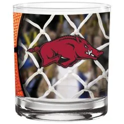 Indigo Falls Arkansas Razorbacks 14oz. Basketball Glass -Deals Arizona Wildcats Store DSCO1162025612 INDINC ALT2